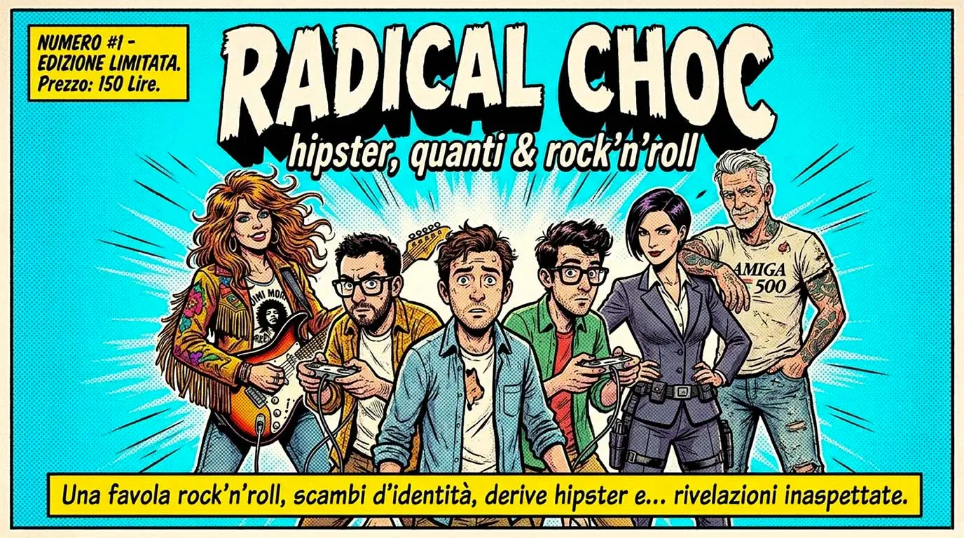Radical Choc: hipster quanti & rock'n'roll, un romanzo di Patrizio Pinna.
