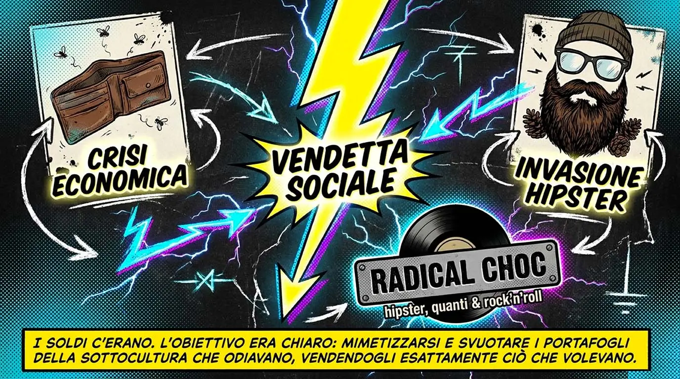 Radical Choc: hipster quanti & rock'n'roll, un romanzo di Patrizio Pinna.
