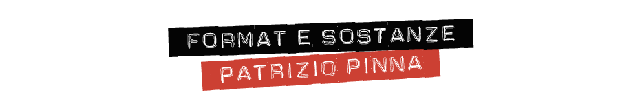Format e sostanze, un romanzo di Patrizio Pinna.