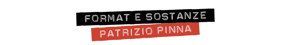 Format e sostanze, un romanzo di Patrizio Pinna.